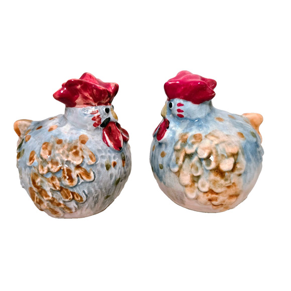 Jacques Pepin For Sur La Table Chicken / Rooster Salt & Pepper Shakers - Picture 3 of 12